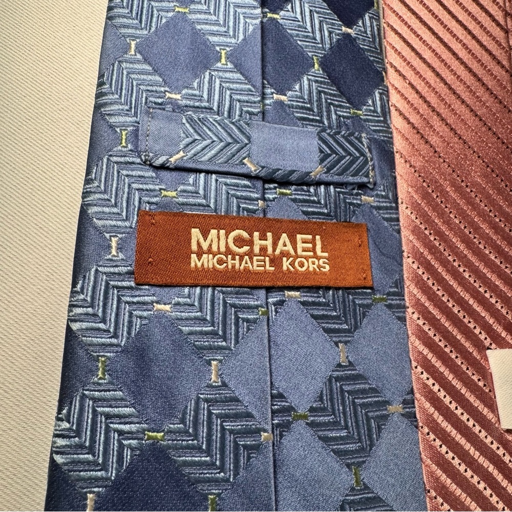 Men's Tie Set of 4 - Michael Kors and more, Blue, Pink, Navy - Picture 6 of 15